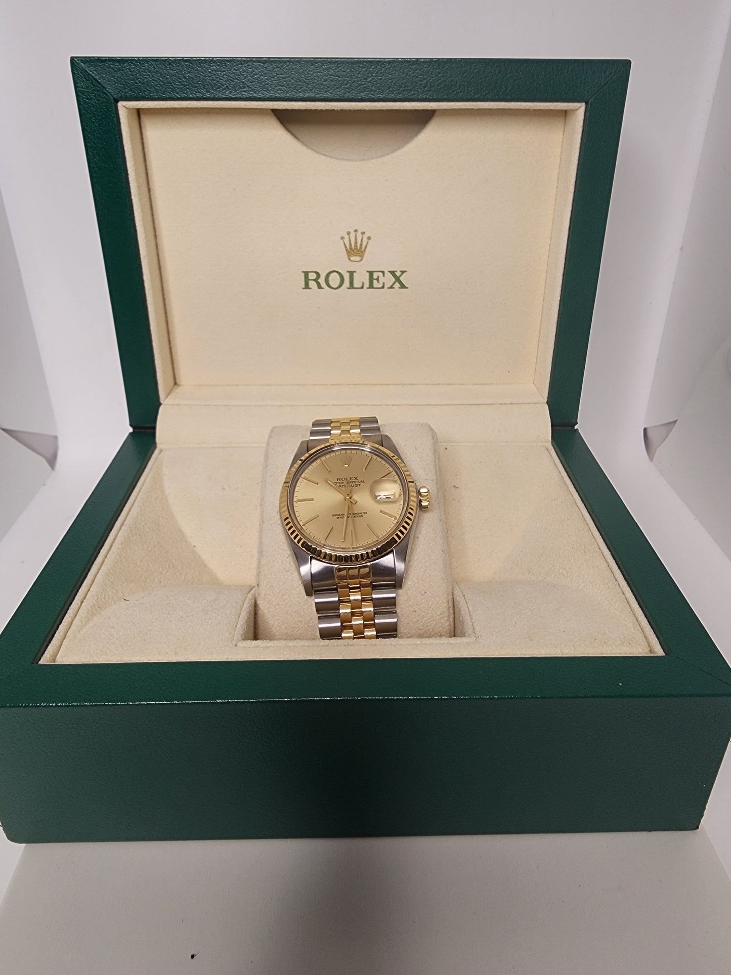 Rolex Date Just 36mm Fluted Bezel Jubilee Band