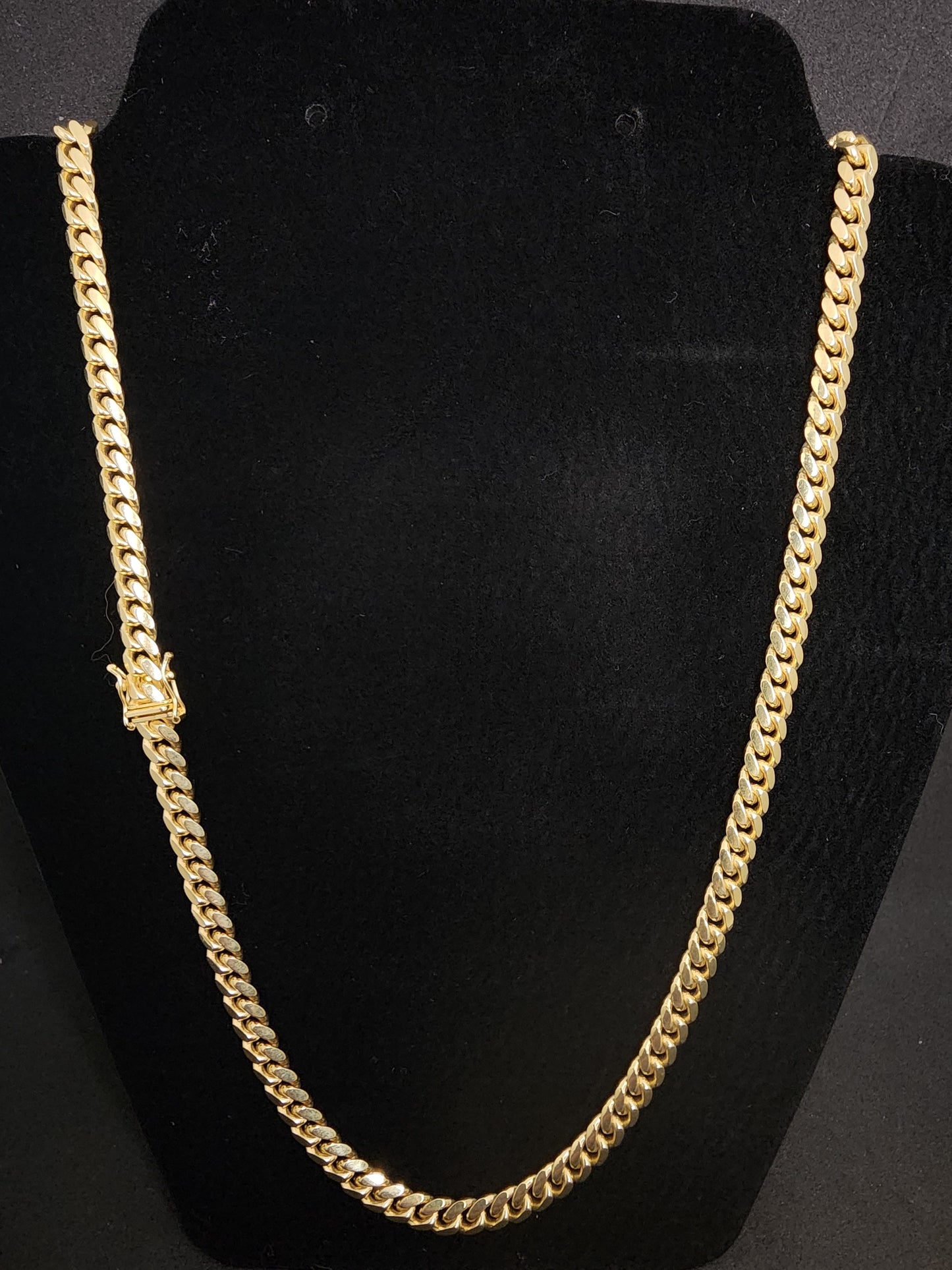 Miami Cuban Necklace - 10k Solid Yellow Gold - 22 in - 6mm